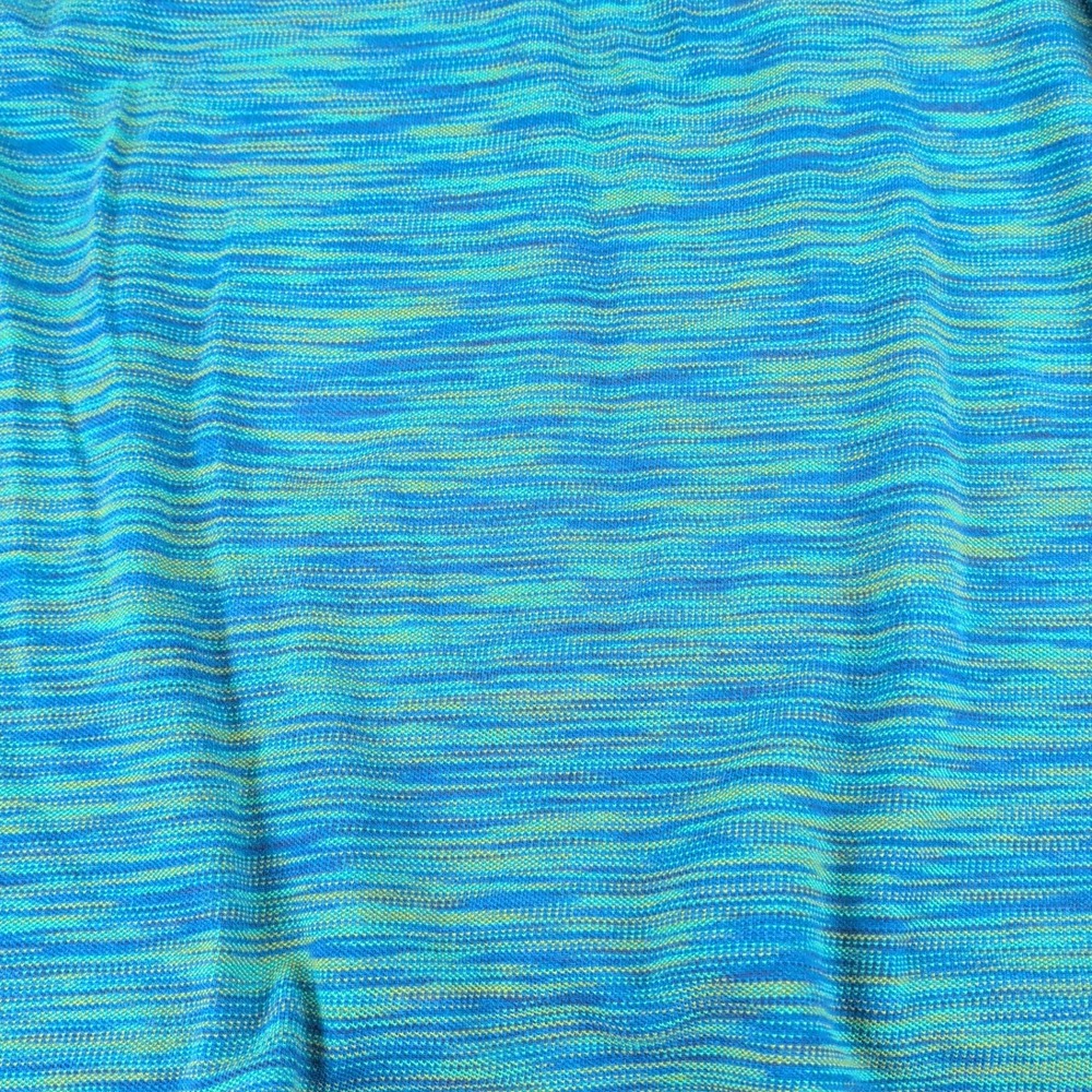 Tail Vintage 90s Golf Polo Shirt Mens Large Blue Green Space Dye Knit USA Made - Picture 2 of 9